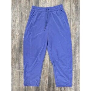 Athleta Brooklyn Lined High-Rise Ankle Pants Purple Size 4 Soft Pull On Travel